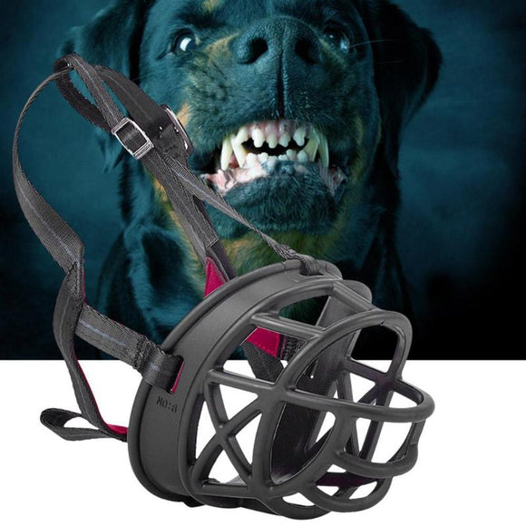Anti Bark Bite Mouth Straps Mouth Training Mask Muzzle for Plastic Large Dog Products