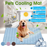 Rikounan Washable Summer Cooling Mat for Dogs Cats