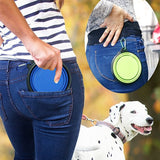 Food Grade Silicone Foldable Dog Bowl Outdoor Portable Hound
