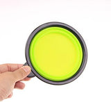 Food Grade Silicone Foldable Dog Bowl Outdoor Portable Hound