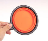 Food Grade Silicone Foldable Dog Bowl Outdoor Portable Hound
