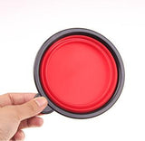 Food Grade Silicone Foldable Dog Bowl Outdoor Portable Hound