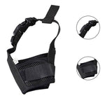 Dog Muzzle, Dog Mouth Cover Adjustable Nylon Strap Anti Bite Pet