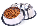 Stainless steel dog bowl sport travel Pet dog cat food feeder Outdoor
