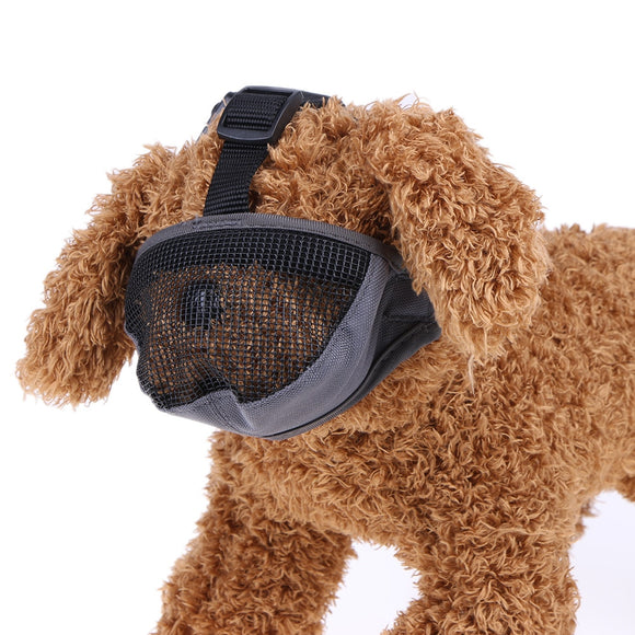 Dog Anti Stop Mask Bite Mesh Mouth Muzzle Short