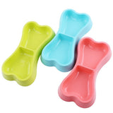 Cute Bone Shape Dog Bowl Travel Feeding Feeder Water Bowl For Pet Dog Cat Puppy Food Bowl For Dog Water Dish Free Shipping
