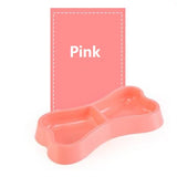 Cute Bone Shape Dog Bowl Travel Feeding Feeder Water Bowl For Pet Dog Cat Puppy Food Bowl For Dog Water Dish Free Shipping