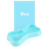 Cute Bone Shape Dog Bowl Travel Feeding Feeder Water Bowl For Pet Dog Cat Puppy Food Bowl For Dog Water Dish Free Shipping