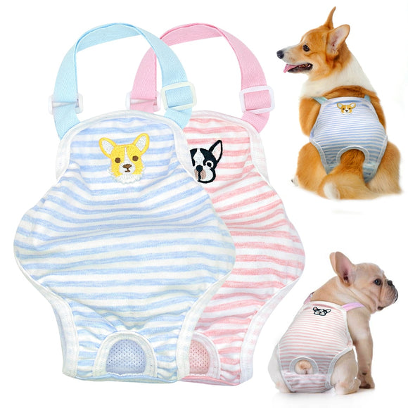 Pants Underwear Cotton Puppy Dog Cat Diaper Strap Briefs