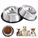 New Dog Cat Bowls Stainless Steel