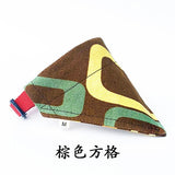 Dog Bandana Pet Scarf  Plaid for Small Medium Large Dogs Accessories Dress