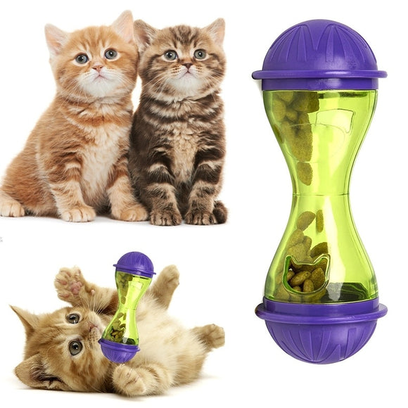 Hoomall Cat Dog Feeder Plastic Funny Pet Food Dispenser Treat Ball Puppy Leakage Food Toy