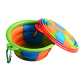 Hoomall Folding Dog Bowl Outfit Portable Silicone Small Mudium Dog