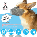 Dog Soft Face Cotton Mouth Mask  Pet Respiratory PM2.5 Filter Anti Dust Gas Pollution Muzzle  Anti-fog Haze Masks For Dogs
