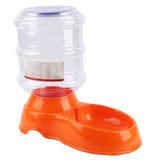 Pet Dog Cat Automatic Feeder Water Dish Food Bow