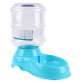 Pet Dog Cat Automatic Feeder Water Dish Food Bow