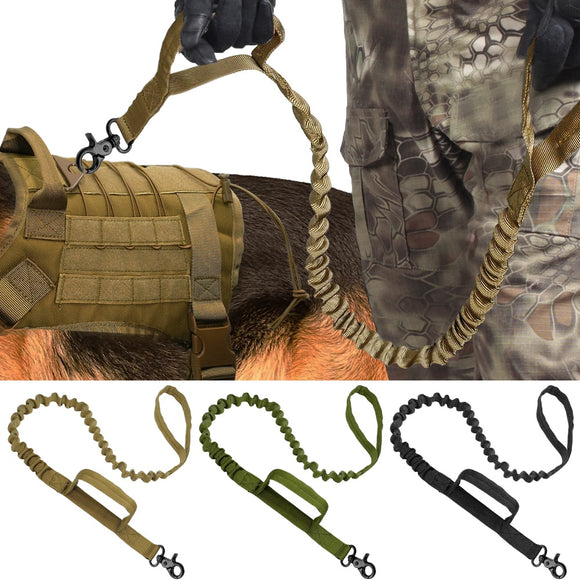 EXCELLENT ELITE SPANKER Tactical Bungee Dog Leash Military