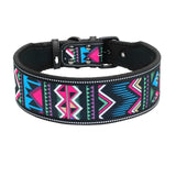 Reflective Nylon Dog Collar  Pet Collars For Medium Large Dogs Pitbull German Shepherd