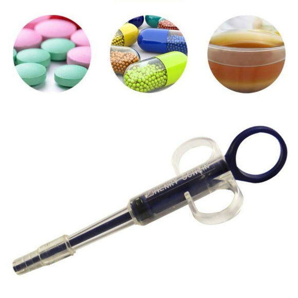 Pet Dog Cat Medicine Pet Feeding Device Tablet Piller Water Feeding Kit Syringe Giving Aid Pump