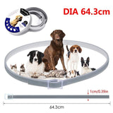 Dewel Cat Dog Collar Anti Flea Ticks Mosquitoes Outdoor Protective