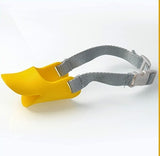 Dog Muzzle Silicone Cute Duck Mouth Mask Muzzle Bark
