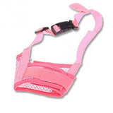 Black Pet Dog Mouth Cover Muzzle Metal Wire Basket Leather Anti